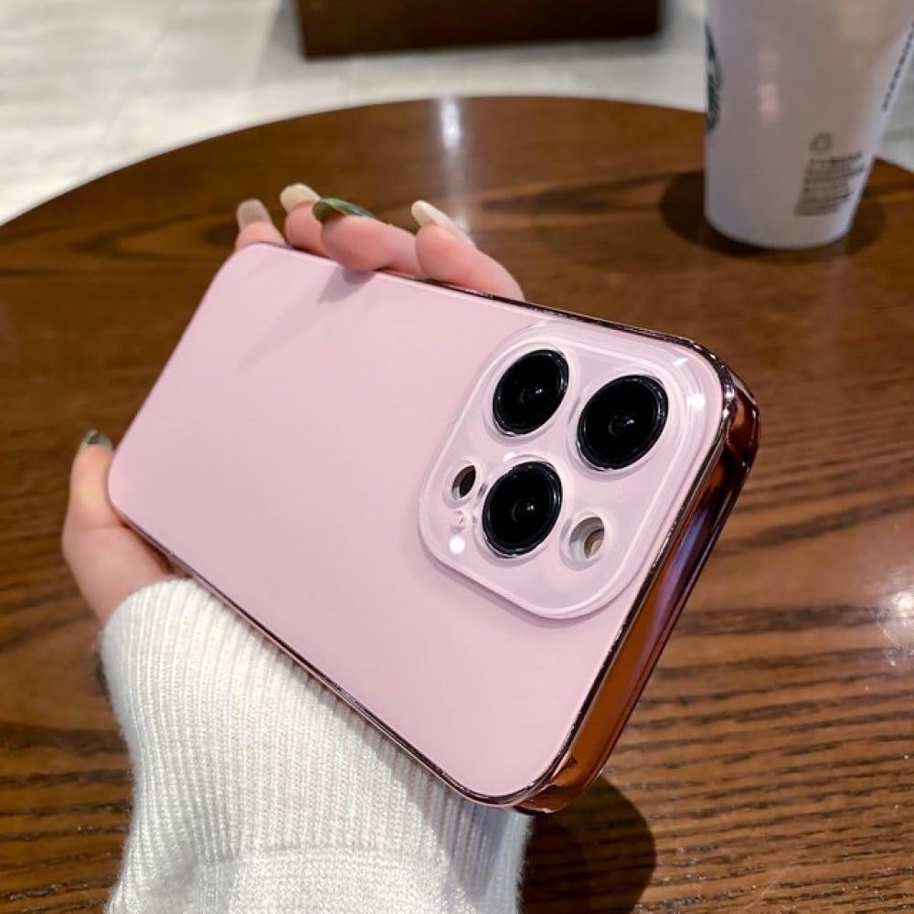 Funda para teléfono móvil de acrílico Mate galvanizado para Hombres y Mujeres Adecuada para iPhone 14 13 12 11 Pro MAX Plus, Rosa, para iPhone 11