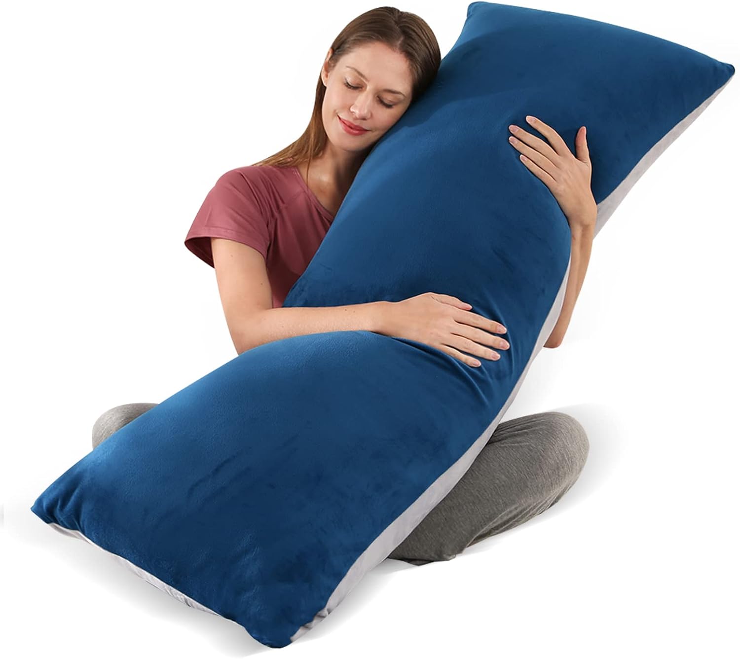 Wndy's Dream Full Body Pillow Ultra Soft Long Body Pillow for Side