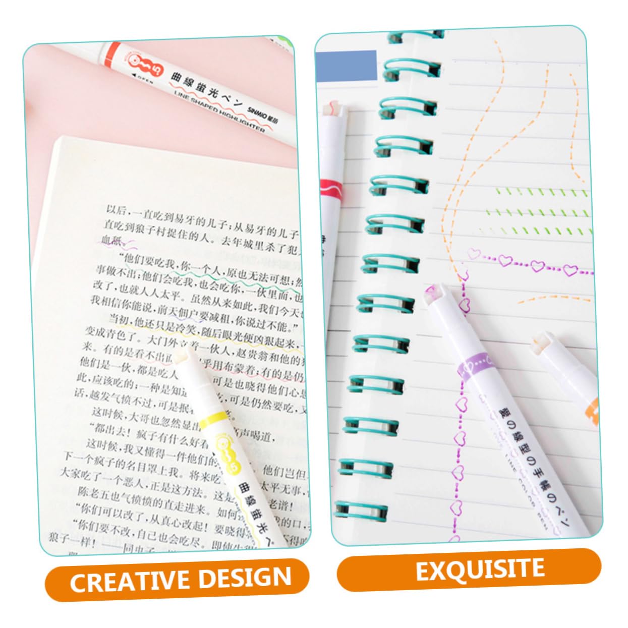 SHINEOFI 18stücke Handgezeichnete Textmarker Stifte Set Pack Schnell Trocknende Marker Für Notizen Journaling Und Projekte Für Schule Und Büro