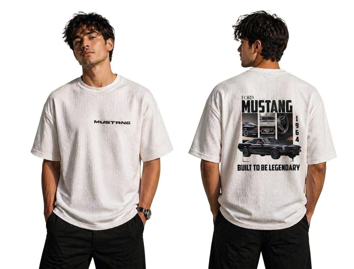 Men Oversize Printed T-Shirt, Casual Style, Regular Fit-picture-21