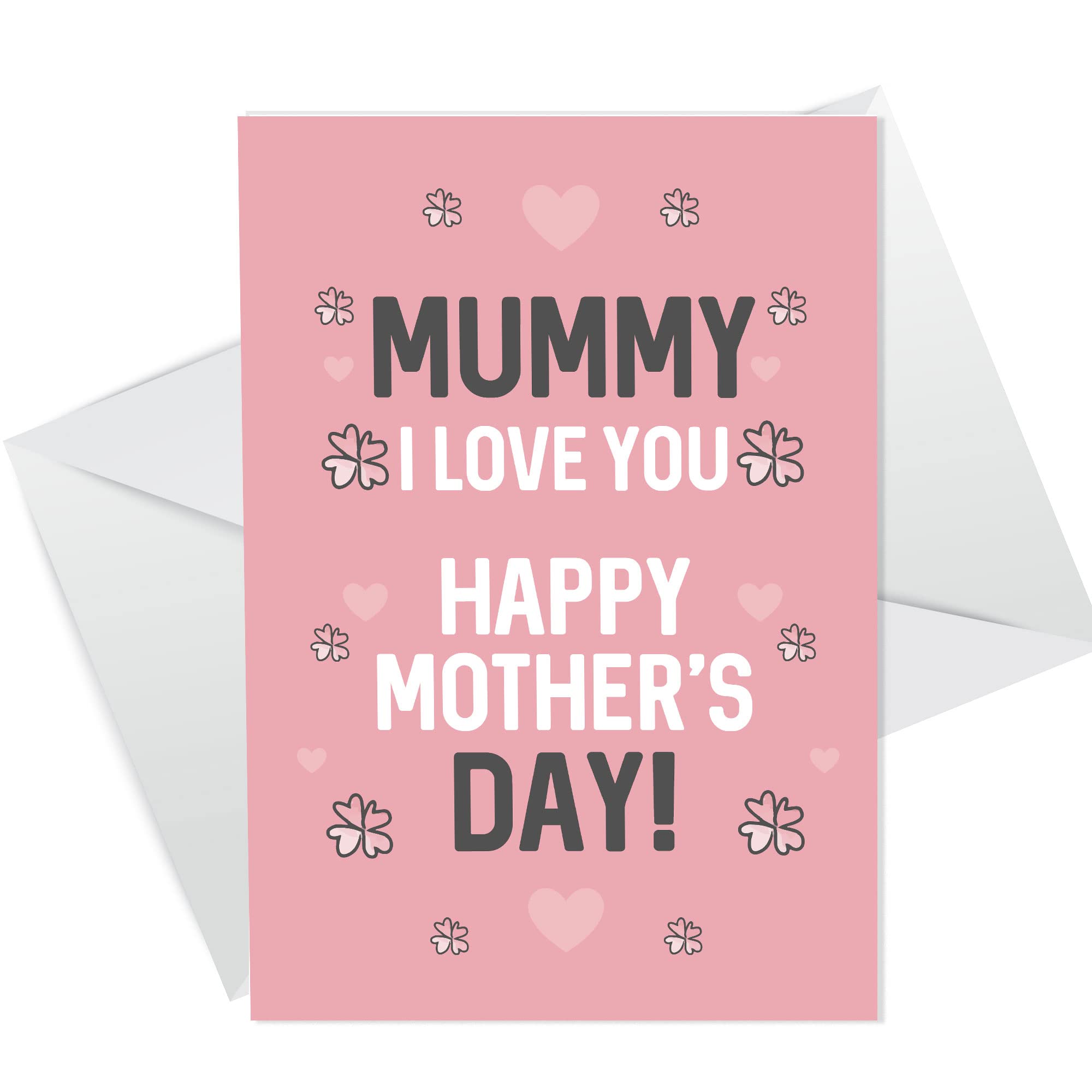 RED OCEAN Mothers Day Mummy Card Novelty Card For Dog Mum Card For Her Mum Mummy