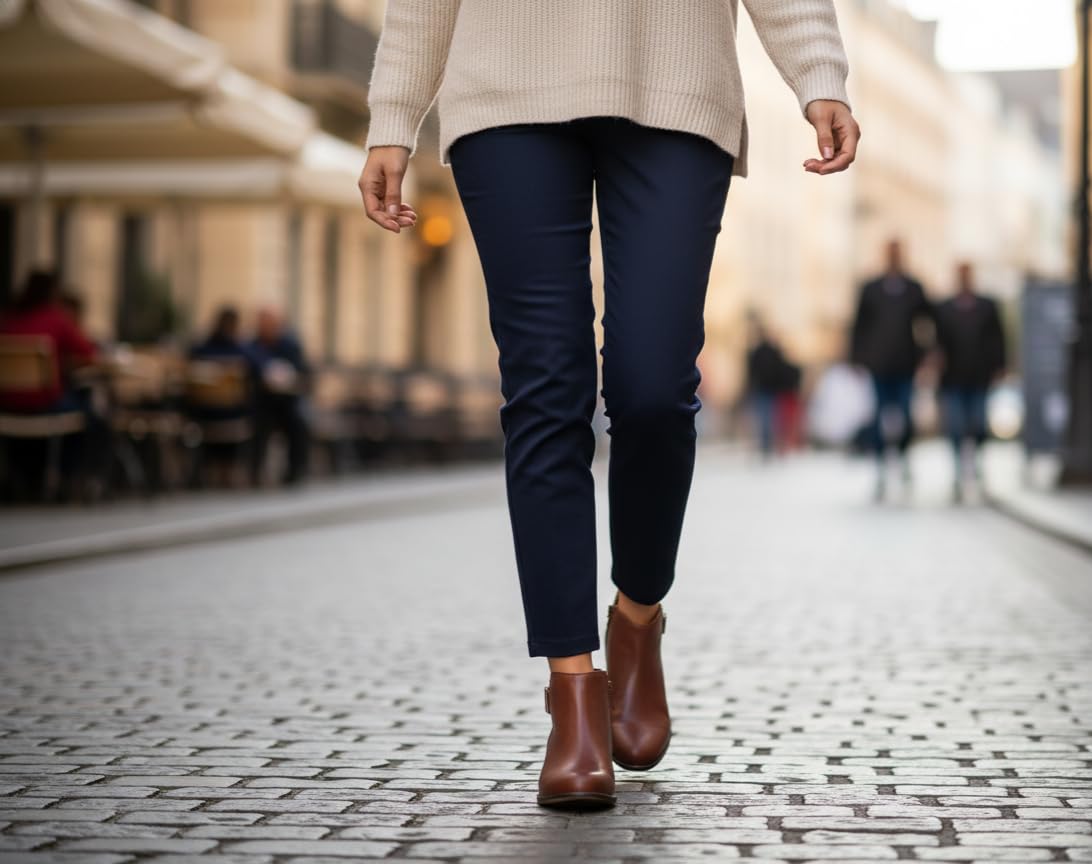NOESLOMISMO BY DILEMA Botines mujer de piel con tacón o plataforma Botín cómodo de invierno