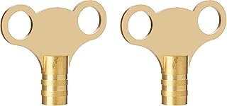 2 x fiXte Radiator Plumbing Bleed Bleeding Key Keys Solid Brass Vent Venting Air Valve