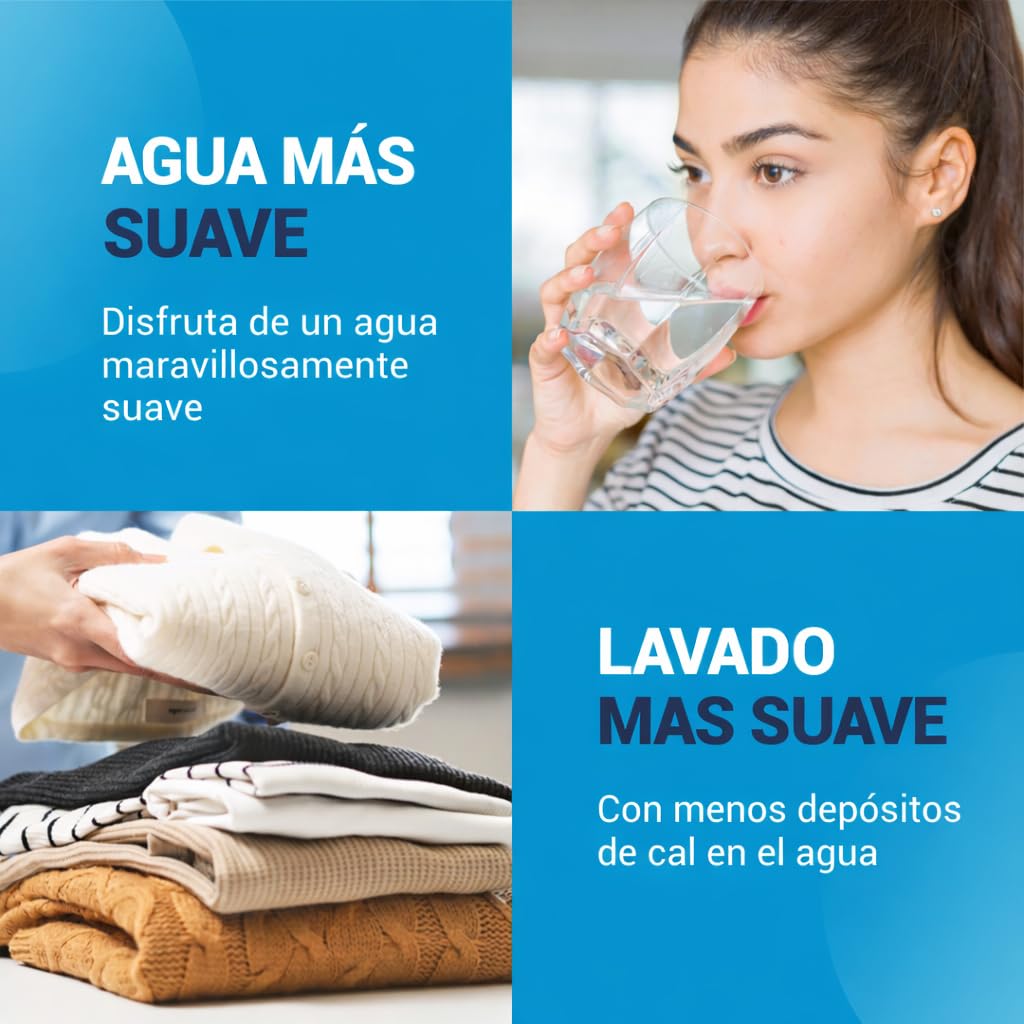 Descalcificador de agua magnético 15.000 Gauss - Imán ablandador de agua profesional - descalcificador de agua - Azul - Anti Lime