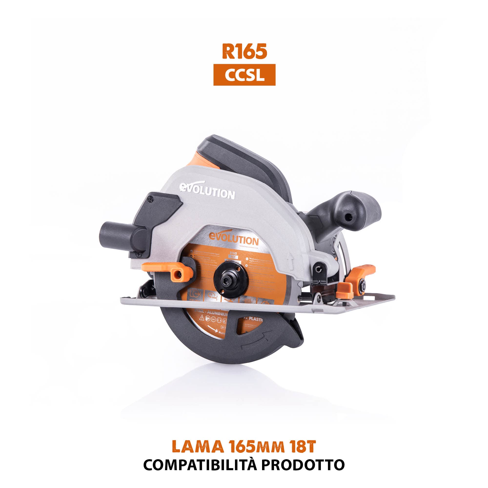 Evolution 165mm Lama da taglio multimateriale da 165 mm 18T