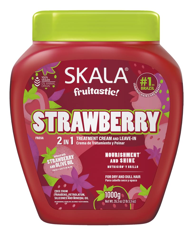 Linha Frutastica - Creme de Tratamento Morango 1 Kg - (Fruitastic Collection - Strawberry Treatment Cream Net 35.37 Oz)