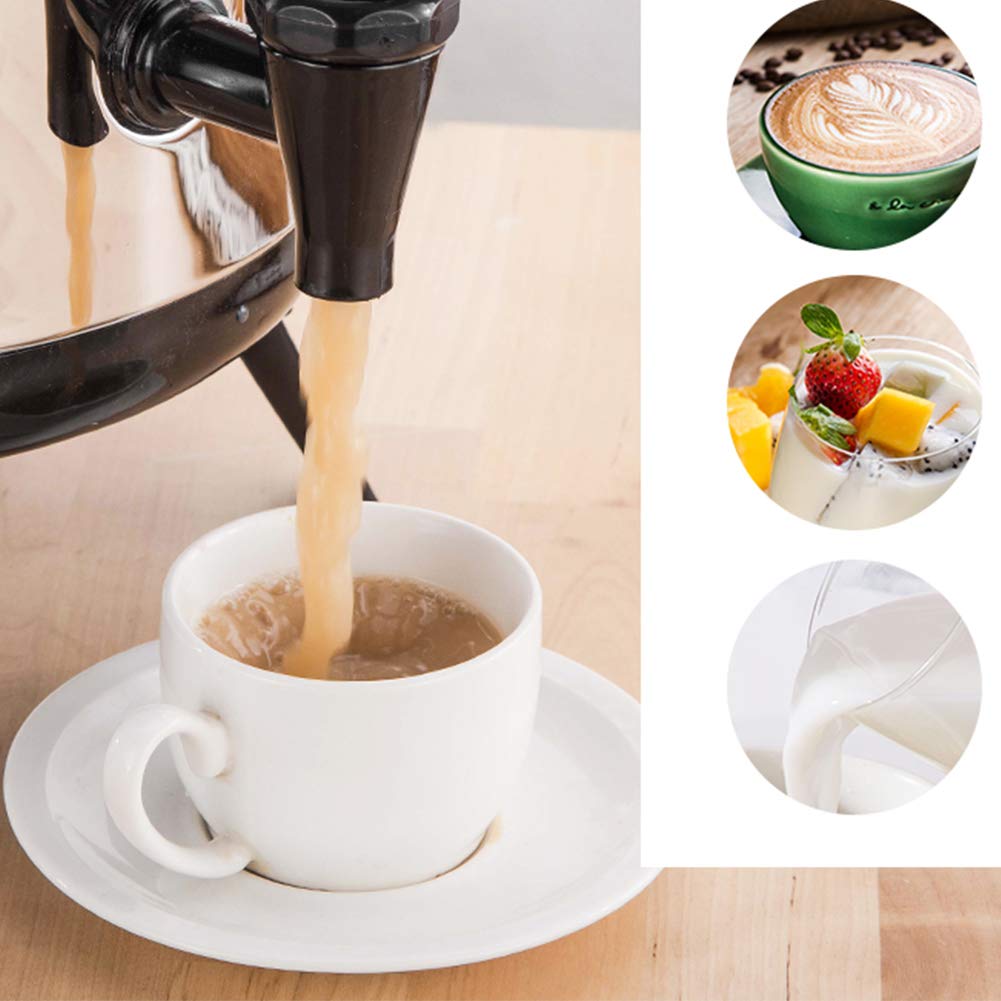 Dispensador de bebidas de acero inoxidable con doble pared y espiga para agua caliente, té, café, zumo