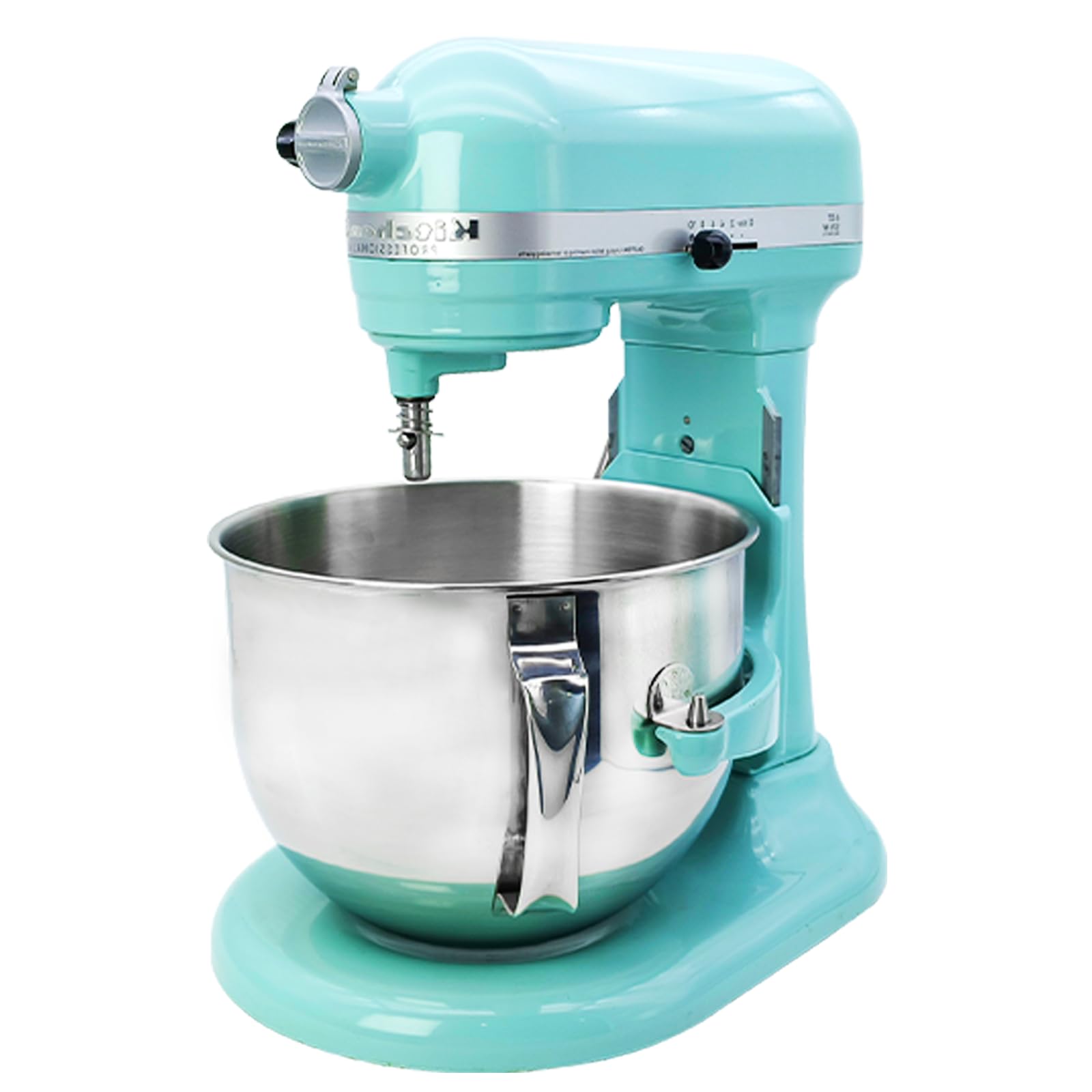 Bol de mixage en acier inoxydable compatible avec les mixeurs sur socle Kitchen Aid de 7 pintes avec élévation du bol