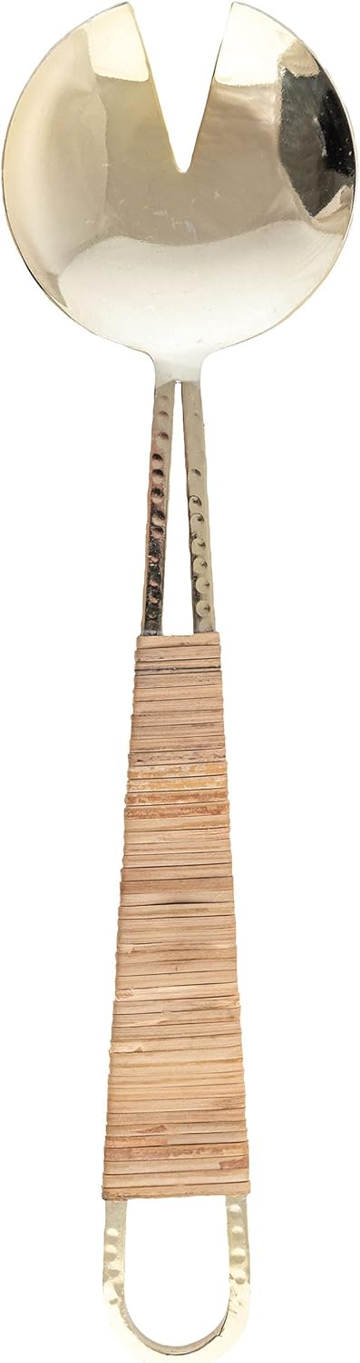 Karma Gifts, Salad Servers, Al Fresco, Raffia Wrapped