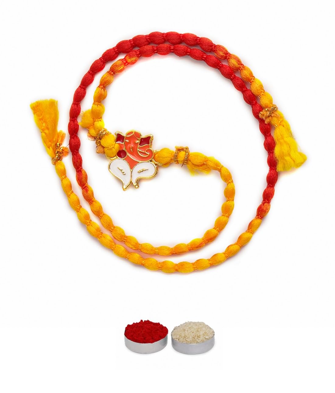 See full amazon price history chart for El Regalo Handmade Ganesha Mauli Thread Rakhi for Brother - Auspicious Ganesha Moli Rakhi with Roli Chawal, Rakhi Message Card in Rakhi Gift Box El Regalo Handmade Ganesha Mauli Thread Rakhi for Brother - Auspicious Ganesha Moli Rakhi with Roli Chawal, Rakhi Message Card in Rakhi Gift Box (B0CBX6182M) Amazon Price History, Amazon Price Tracker