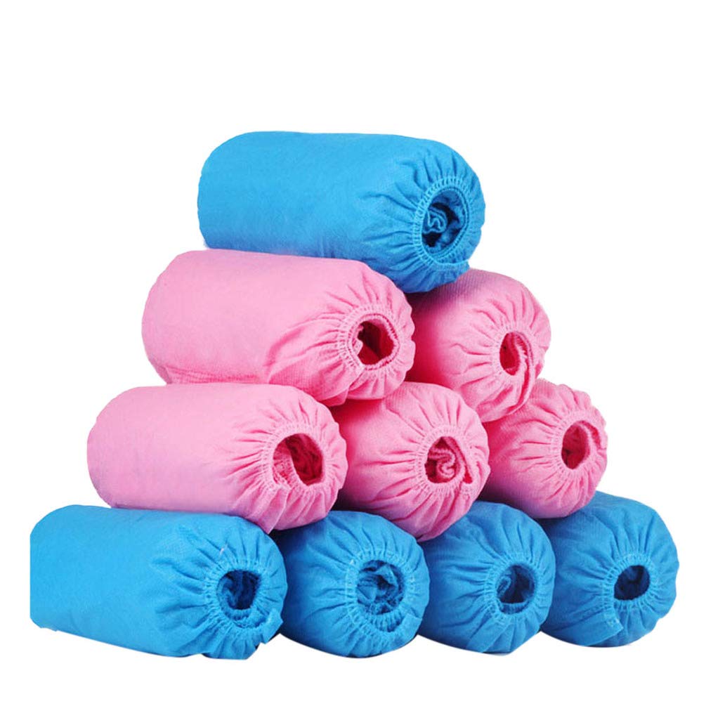 copriscarpe, copriscarpe usa e getta, copriscarpe usa e getta 200 pezzi Copriscarpe antiscivolo impermeabili for la costruzione medica sul posto di lavoro Tappeto for interni Protezione del pavimento