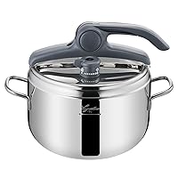 Lagostina Irradial Control Pentola A Pressione 5 L In Acciaio Inox 18/10 Ã˜ 22 Cm