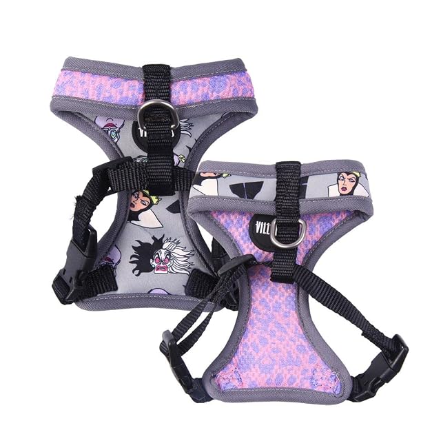 Foto 2 de 8 de Arnés Premium para Perros de Villanas - Talla S/M - Color Rosa - Arnés Antitirones y Ajustable Adiestramiento