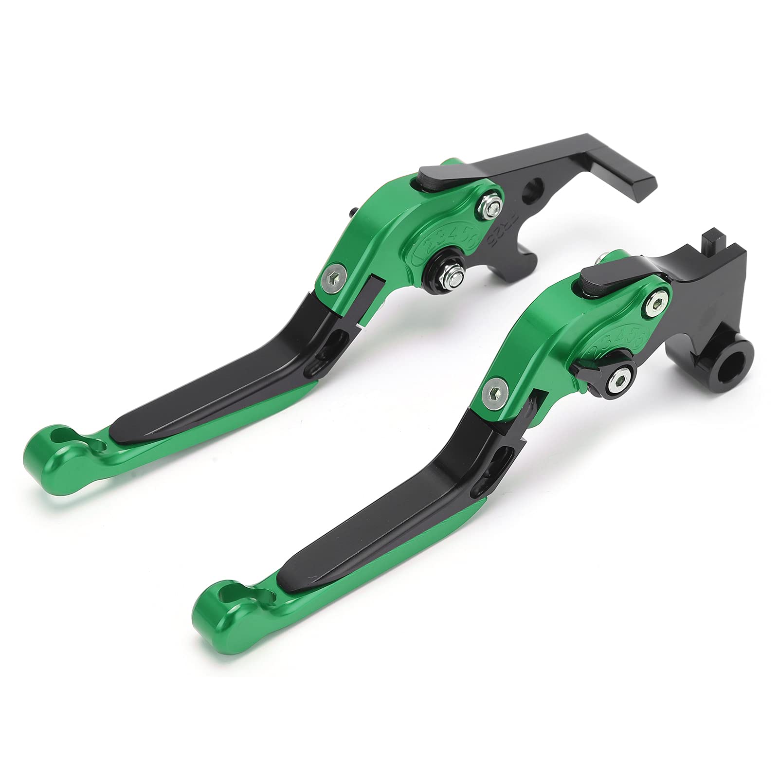 Leva della Frizione, Manico del Freno per Bici Leve Freno Bici di Sostituzione Leve Freno Regolabili Leve Frizione CNC Alluminio Alluminio Freno Frizione Controllo per MT25 MT -03 R25 R3 (BLACK)