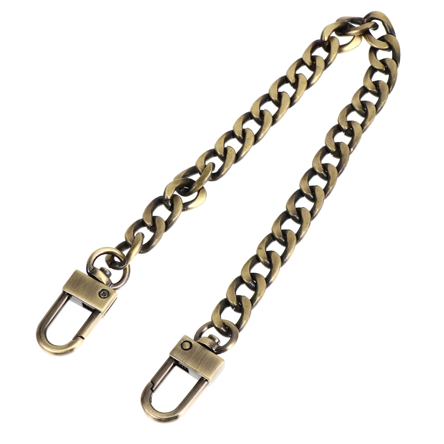KALLORY Gold Chain Purse Strap Stylish Alloy Chain for Handbag Replacement Detachable Buckles