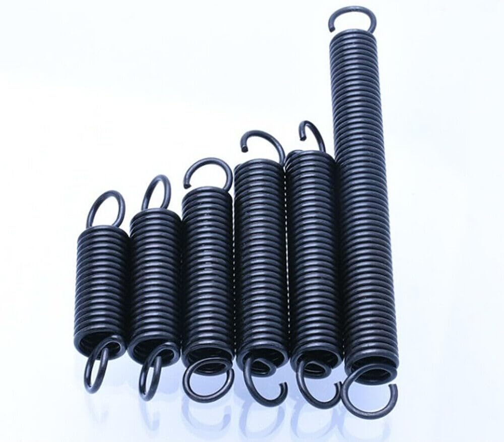 Wire Dia.0.8mm-1.2mm Length 20mm-324mm 65Mn Steel Springs Extension Spring (5,0.8 * 10 * 250mm)