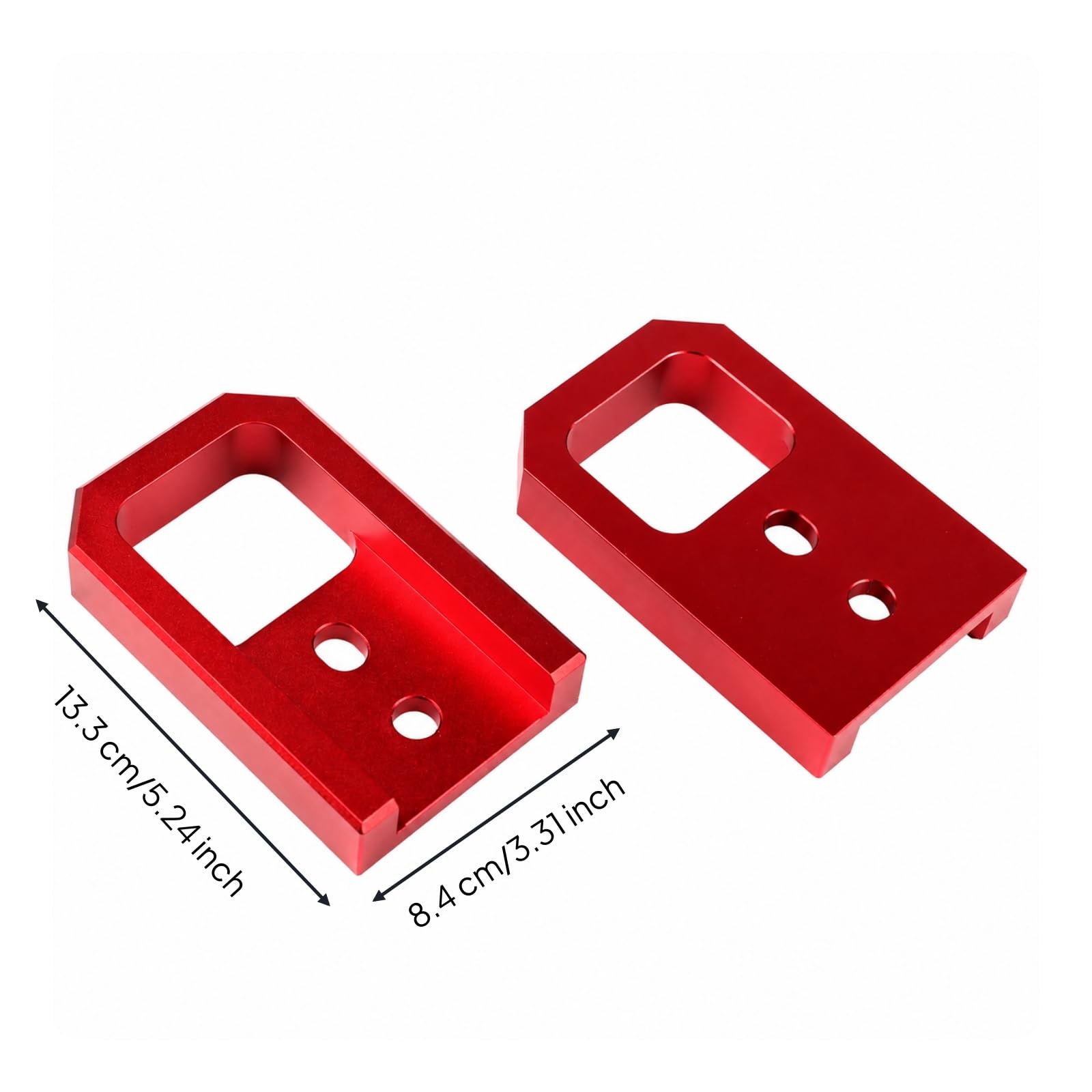 Support Crochet Avant Anticorrosion, Rouge