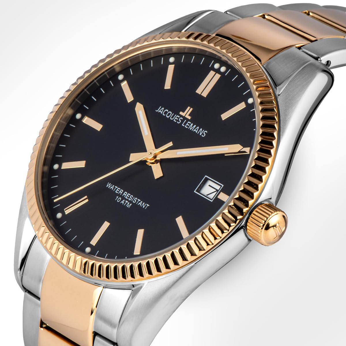 JACQUES LEMANS Herren-Uhren Analog Quarz