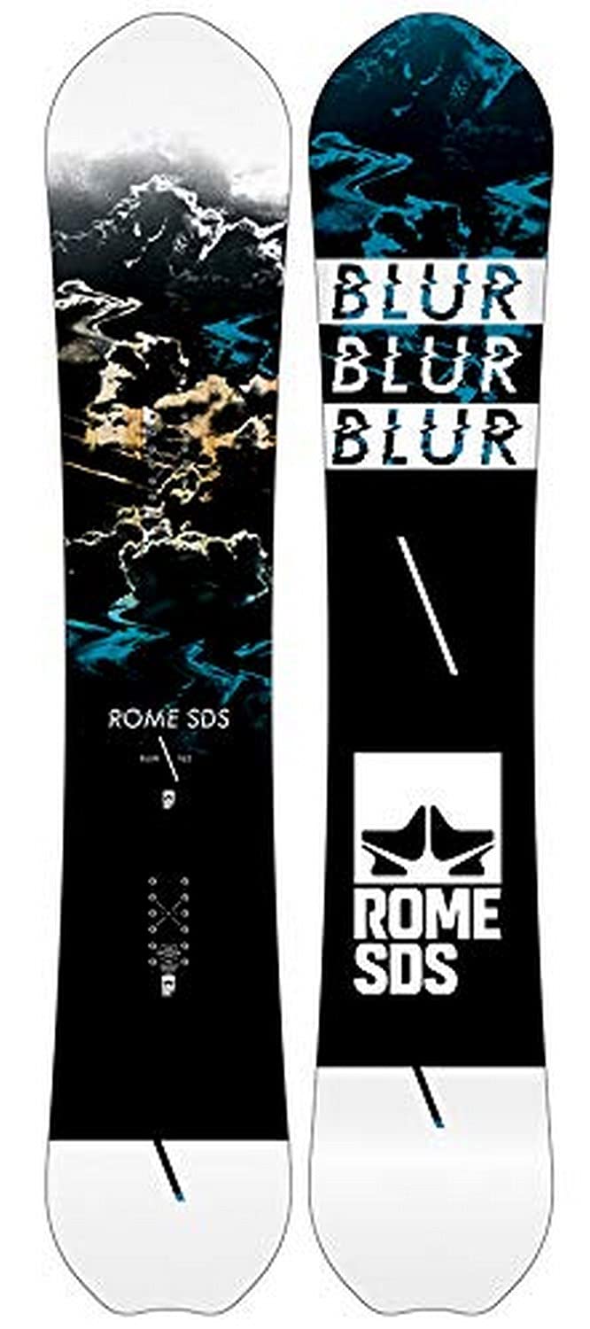Rome Snowboards Blur Snowboard, Black, 162
