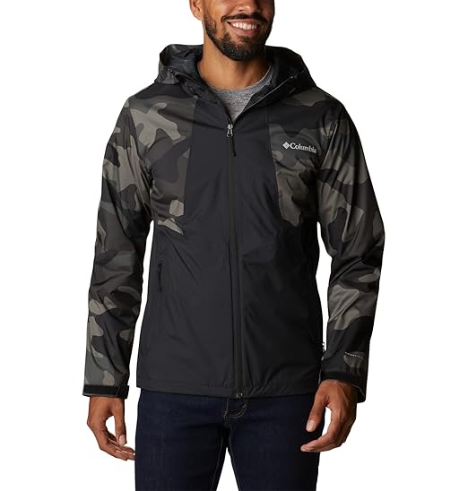 columbia black camo jacket