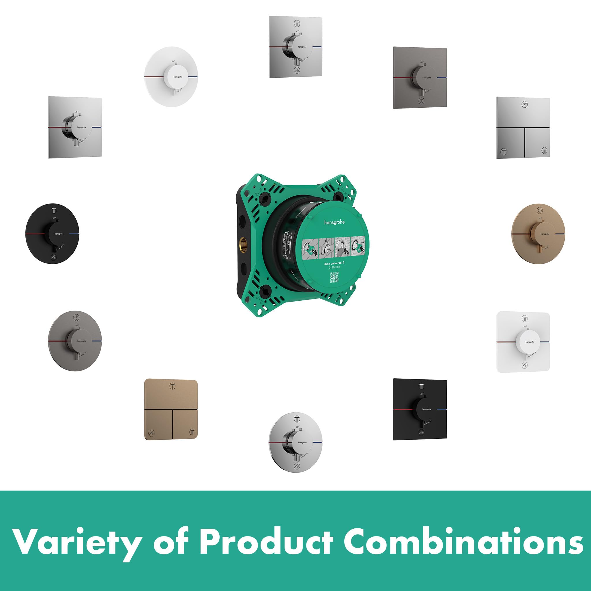 hansgrohe ShowerSelect Comfort Q - zawór odcinający do 3 odbiorników, podtynkowy, chrom