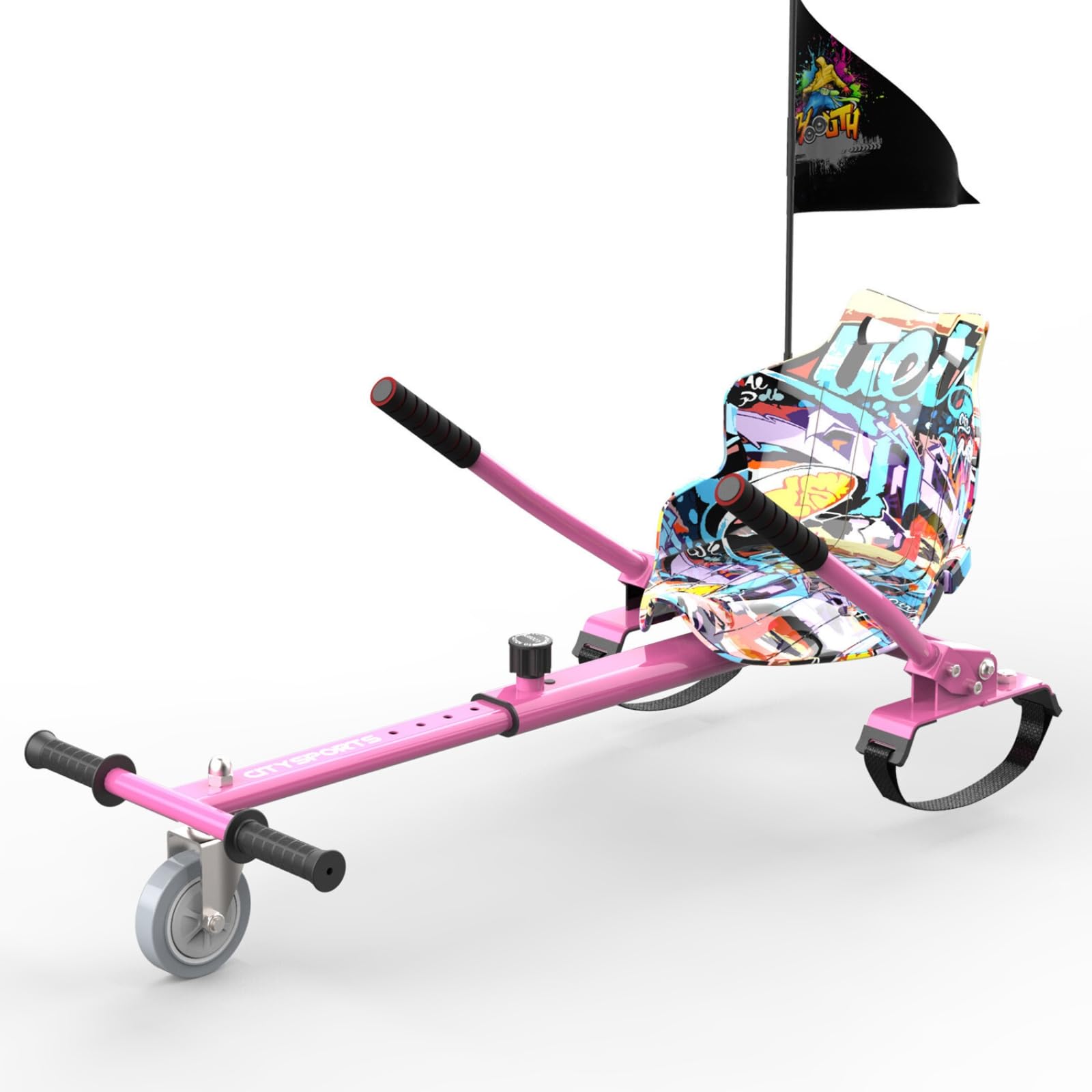 Hoverboards Go Kart, Hoverboards mit Sitzaufsatz Hoverkart,- Verstellbarer Hoverkart-Sitz für elektrische selbstbalancierende Scooter - Passend für alle Hoverboard-Größen - 6,5", 8" und 10"