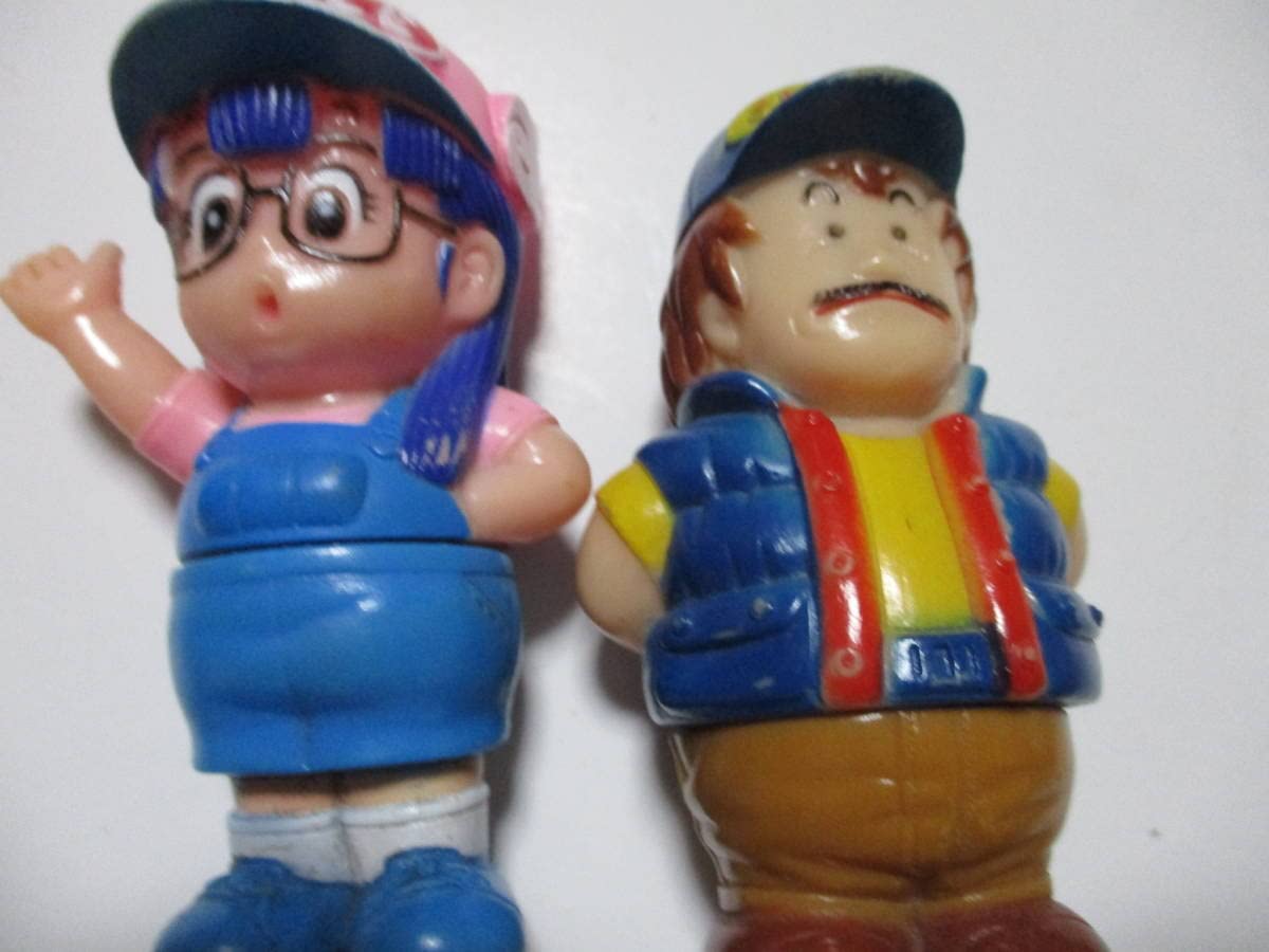 ポピー アラレちゃん 則巻千兵衛 ガっちゃんソフビ 当時物　3体セット Dr.スランプ アラレちゃん ガッちゃん 則巻千兵衛 ソフビ ポピー 当時