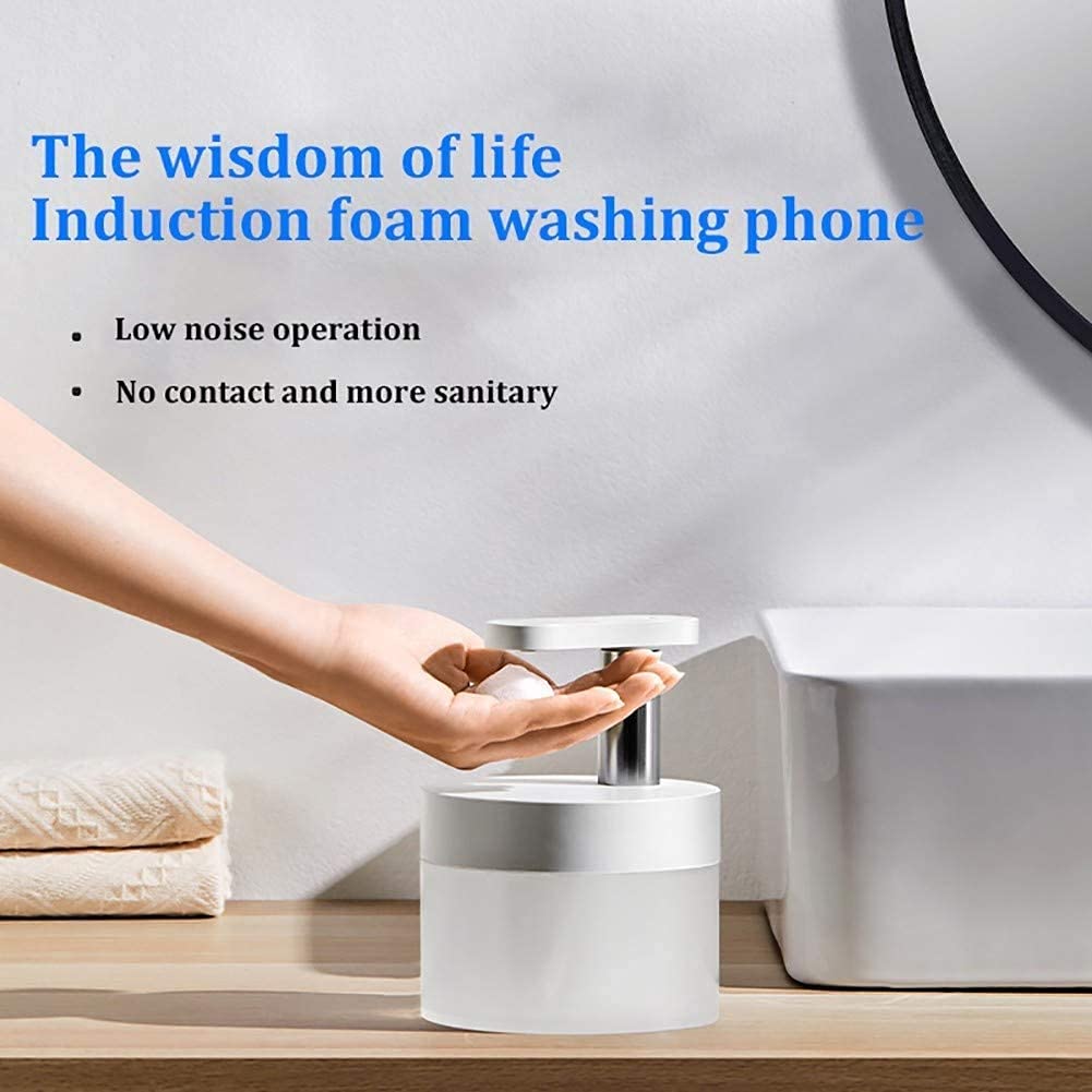 Distributore di Sapone schiumogeno Automatico Senza ticino - Cucina Premium e Bagno Distributore di Sapone 400 ml - Touch Modern Electric Electric Hands Distributore di Sapone Libero con sensore