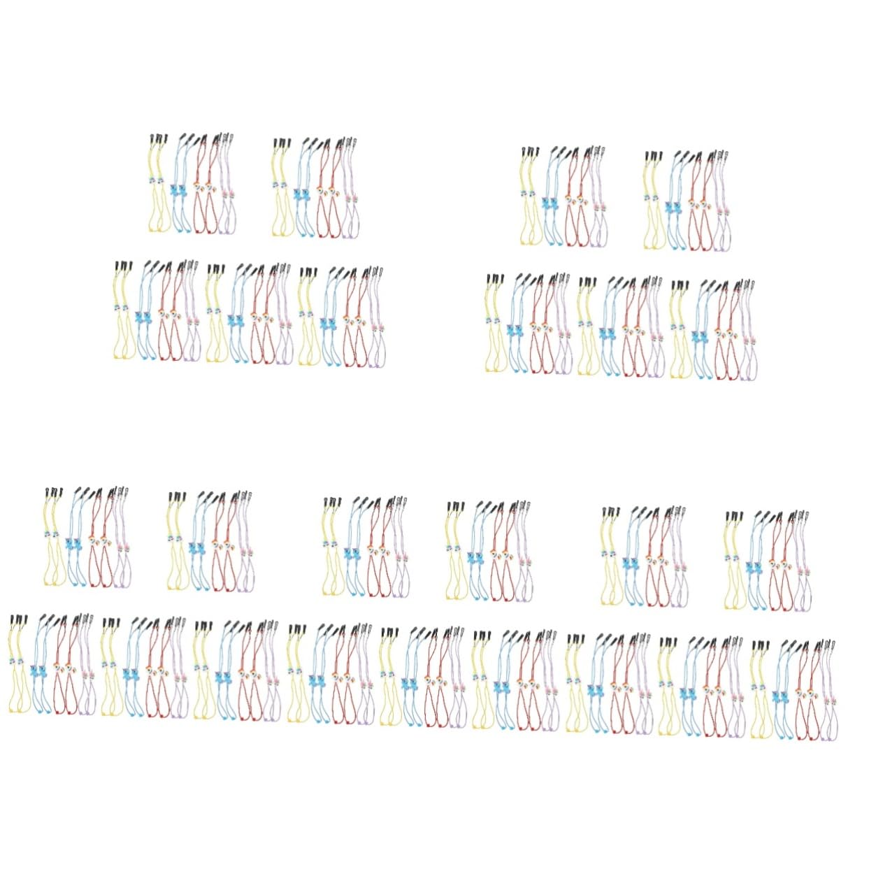FOMIYES Cordon De Lunettes Anti-Perte Sangle De Lunettes Chaîne De Lunettes Cordon De Lunettes Cordon Élastique Pour Lunettes Cordon De Lunettes Chaîne De Cou Pour Lunettes Gel De