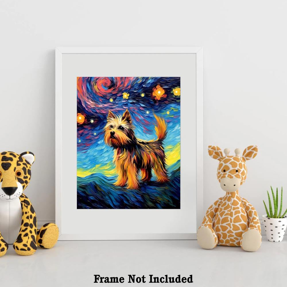 Amazon.com: Bestbuddy Pet 8X10 Unframed Starry Night Inspired