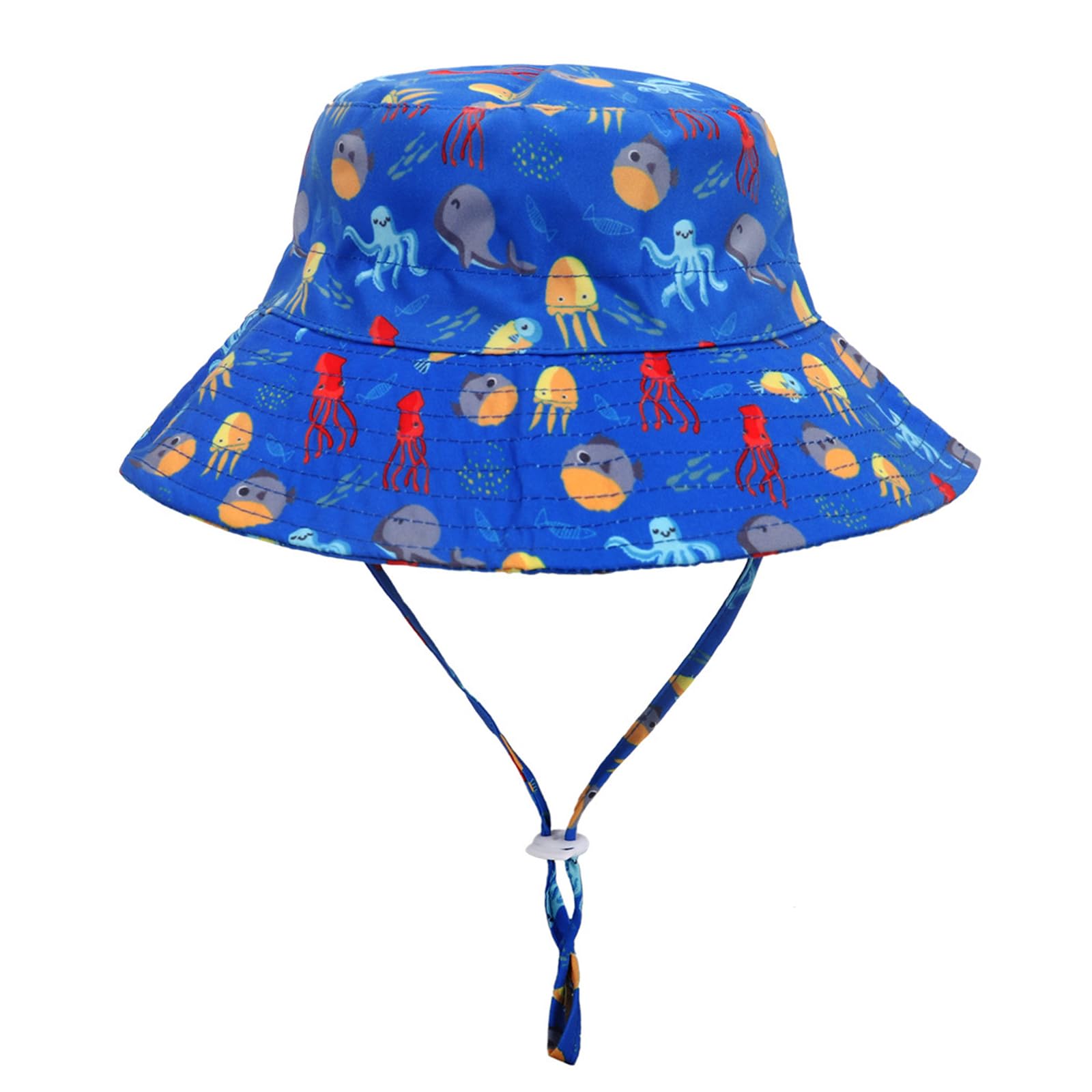 JiAmy Sombrero de Sol para Bebé Protección Solar Transpirable y Secado rápido Gorro de Pescador Sombrero de ala Ancha Verano Playa para Niñas 0-24 Meses
