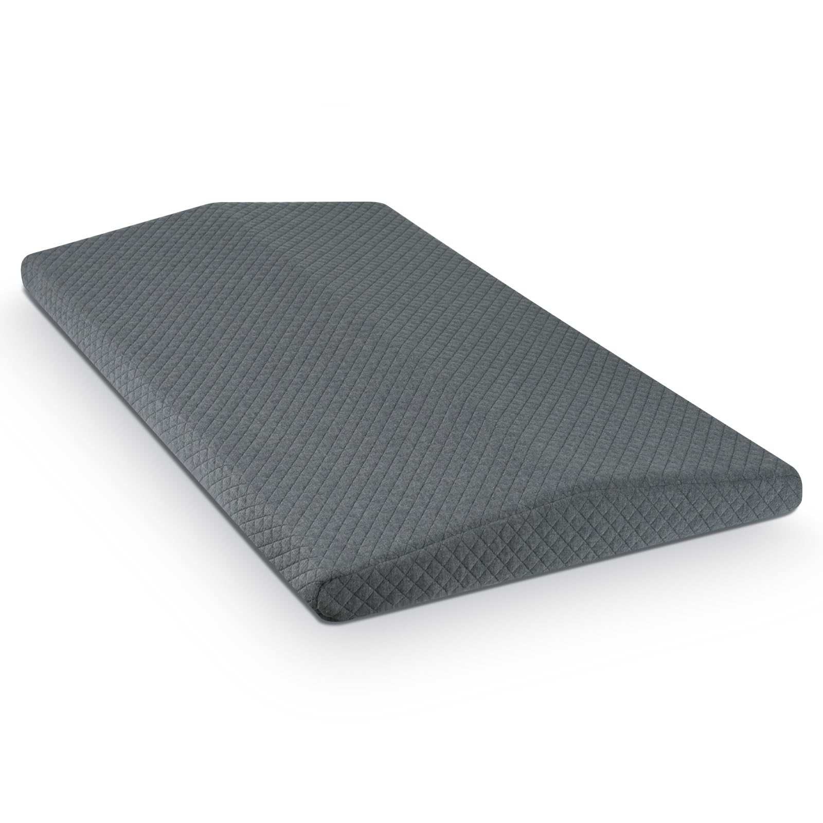 Lumbar Support Pillow for Bed, Memory Foam Pillow for Sleep, Waist Support Cushion, Lower Back Pillow for Back Pain Relief (Gray)