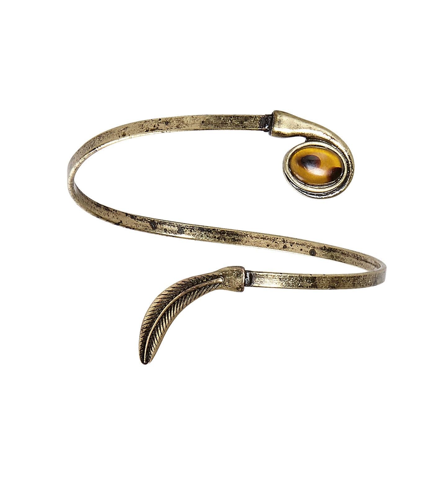Widmann Bangle Feather for Adults Gold