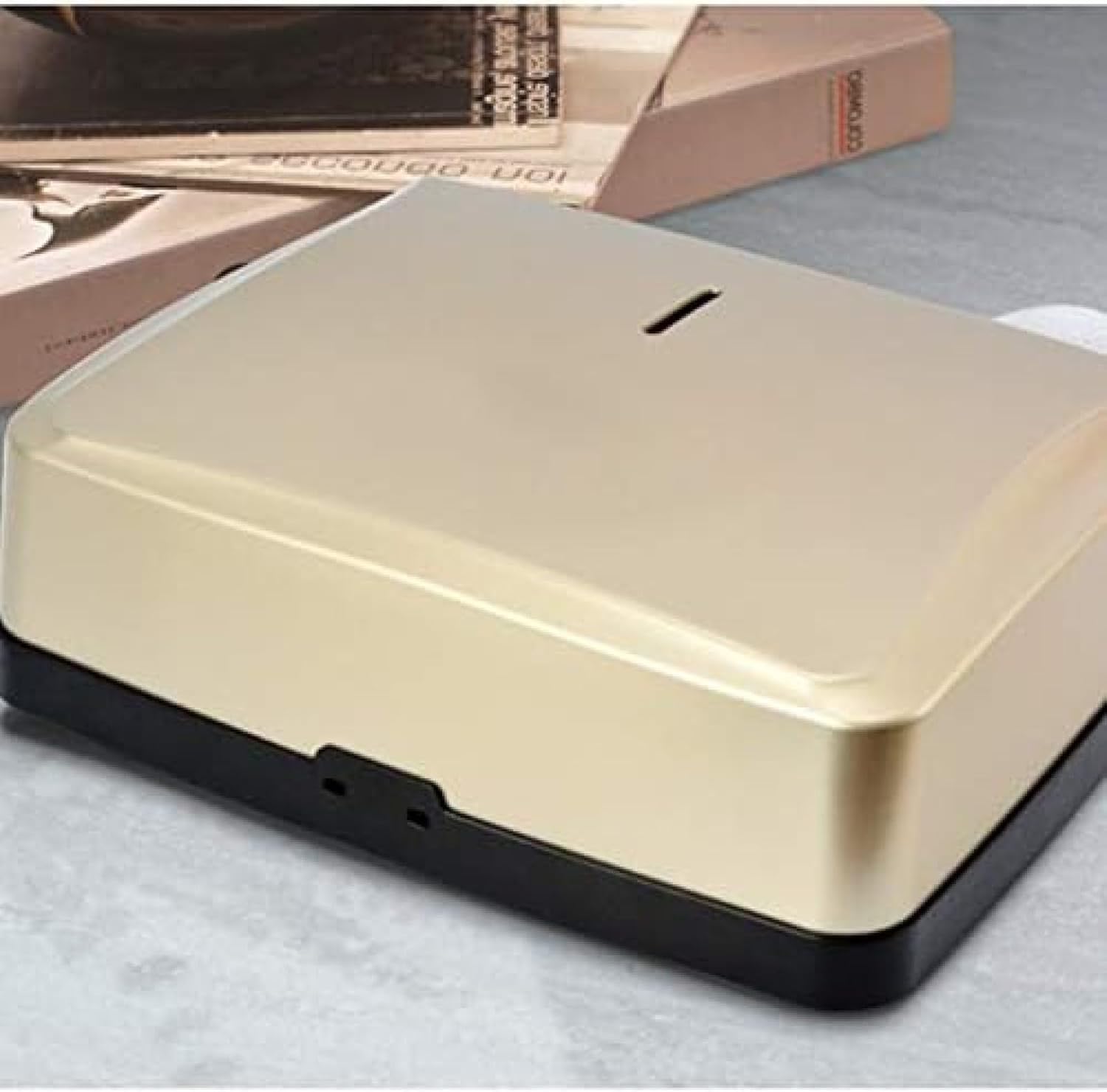 Papierhandtuchspender, Wandhalterung, C-Falz und Multifold-Halter für Bad und Küche, kommerzielle Nutzung, Gold-Finish, einfach zu installieren