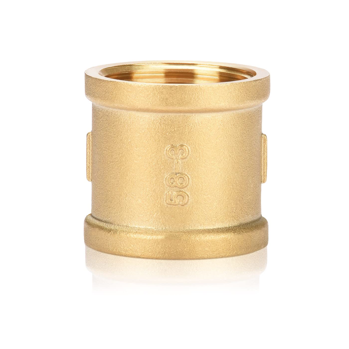 Messing 1 inch, 3 stuks binnendraad, verbindingsstuk, dubbele IG/IG 11 m teflonband, corrosiebestendig, messing adapter voor buisaansluiting