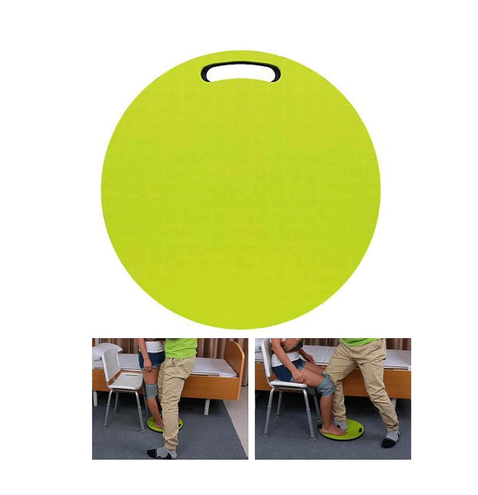 genericPatient Transfer Pivot Disc, Transfer Board Mobility Transfer System Pivot Disc for Transfers Weight Transfer Device Mobility Aid with 360 Degree Rotation for Turns.