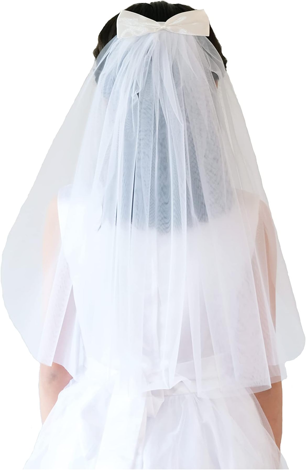 Girls Holy Communion Veil White