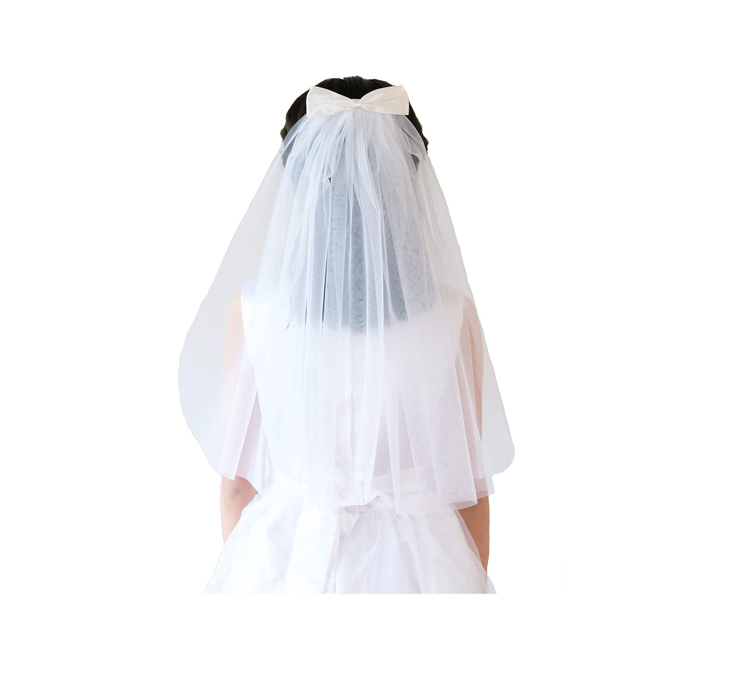 Girls Holy Communion Veil White