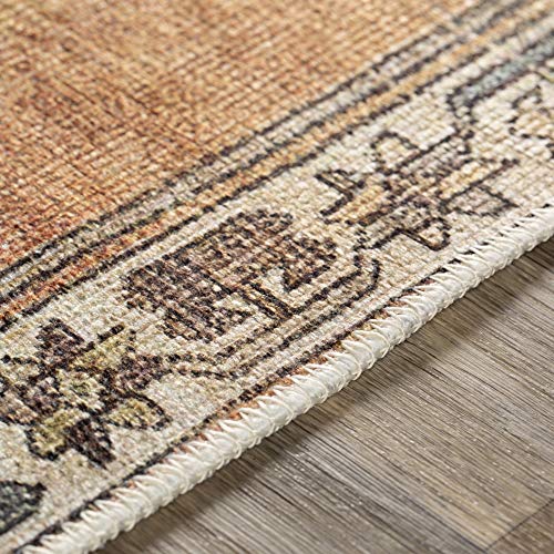 Artistic Weavers Caroline Vintage Bohemian Runner Area Rug, 2'7" X 10', Camel #TOP5