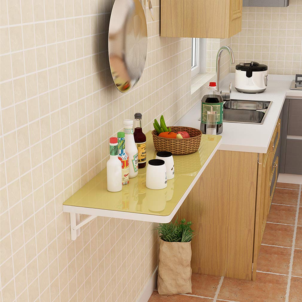 Support de table pliant mural 50 kg stable et console rabattable pour petit appartement