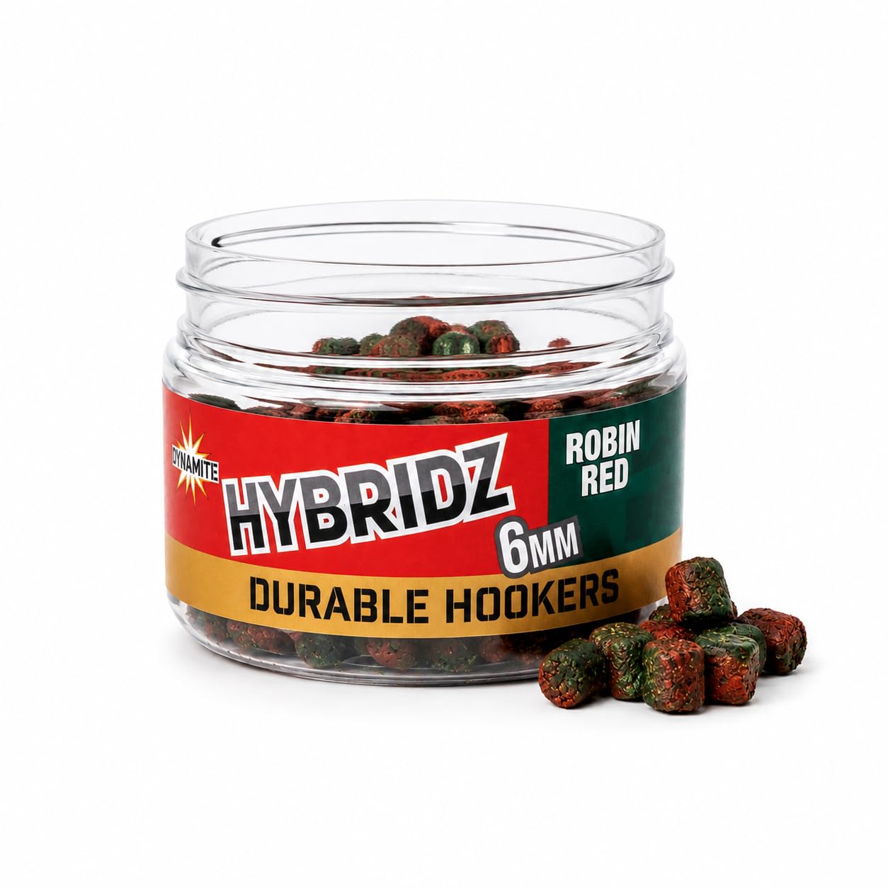 Dynamite Baits Hi-Bridz Hookers (Robin Red/Betain Green 6mm)