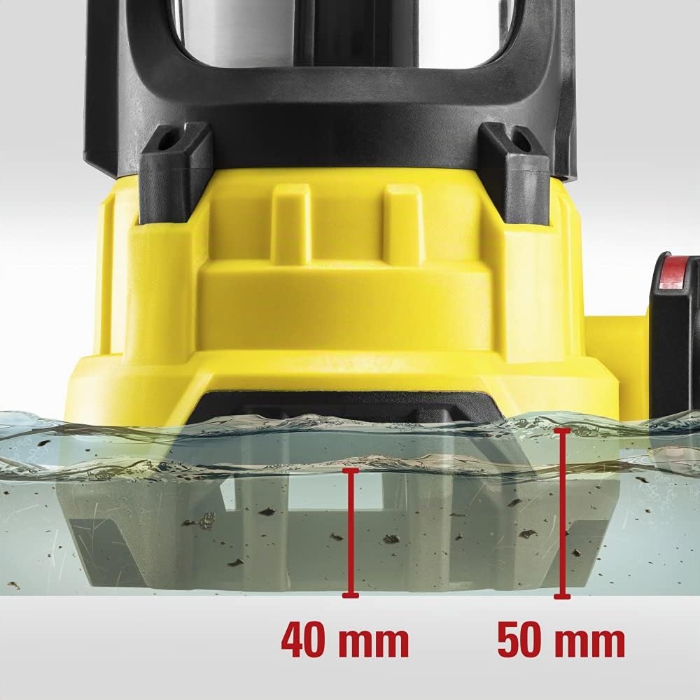TROTEC TWP 11000 ES Schmutzwasser-Tauchpumpe – 20.000 l/h, 1.100 W, Partikel bis 25 mm, Schwimmschalter, Dauerbetrieb, Trockenlaufschutz