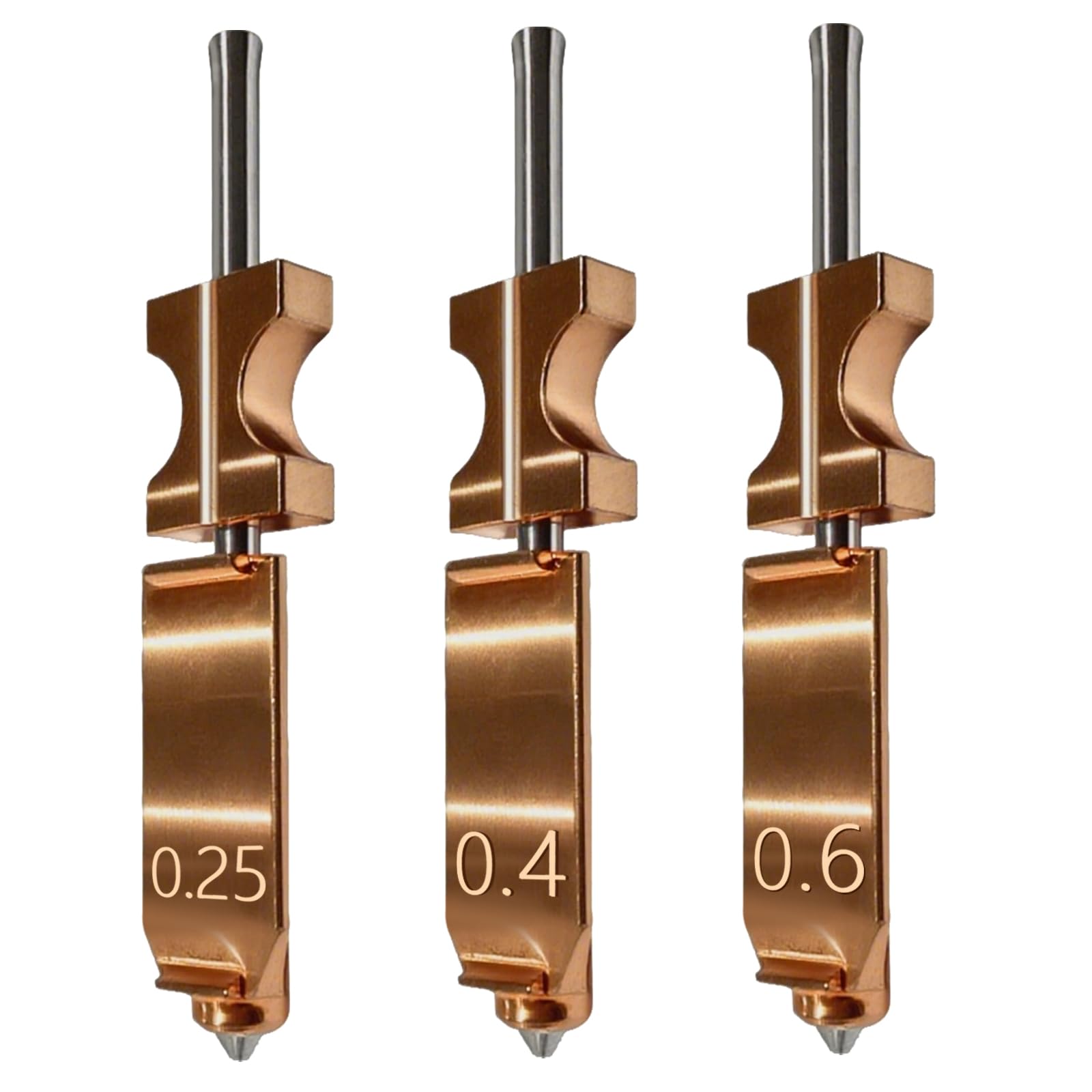 Original Upgraded 0.25/0.4/0.6mm Integrated Adventurer 5X Nozzle for Flashforge AD5X 3D Printer Extruder Hotend Heating Block Part,Fast Installation