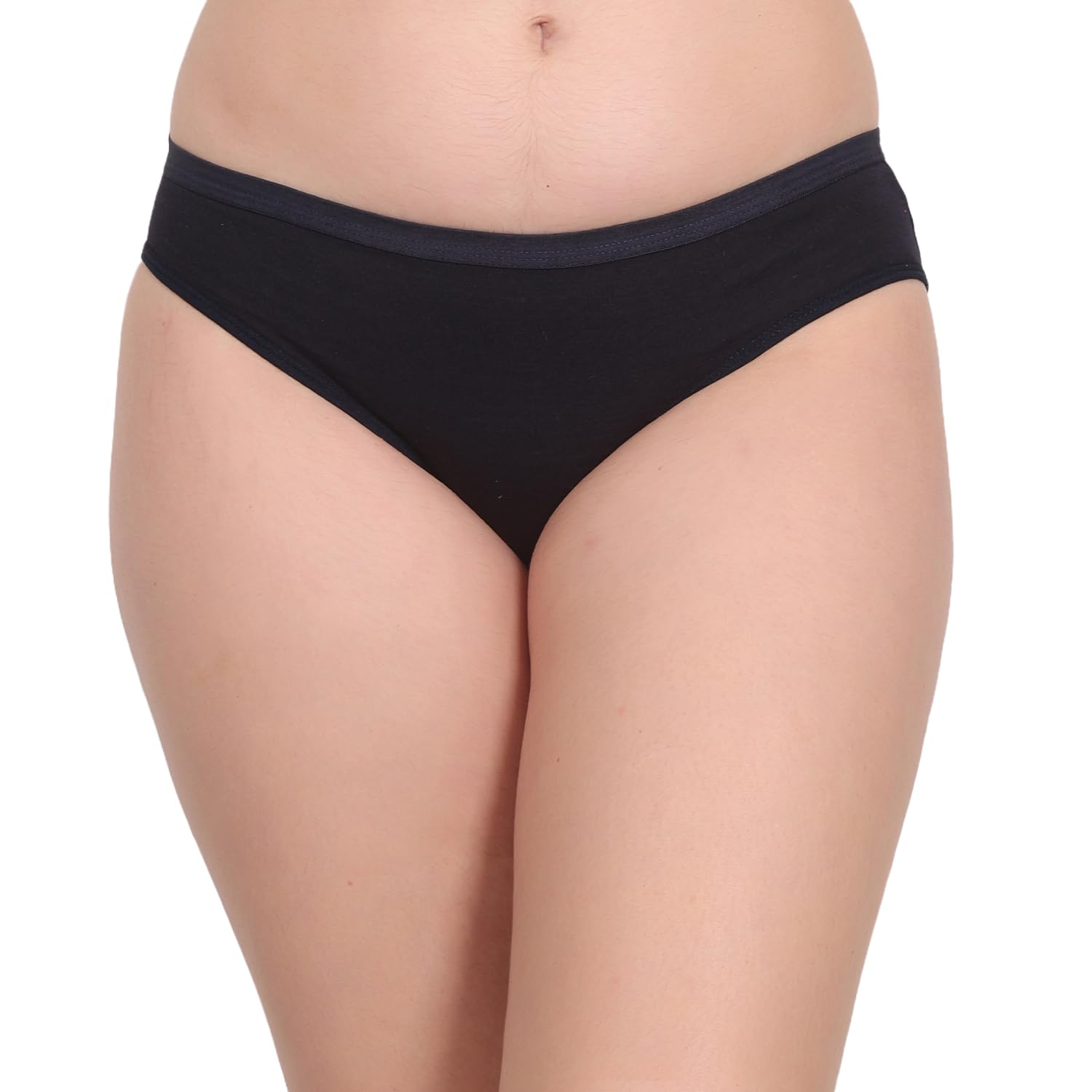 ritupal collection - identify your look, define your style Women's Solid Cotton Bikini Panty – Soft Mid-Rise Everyday Comfort Underwear-picture-46