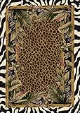 Milliken Signature Collection Jungle Safari Rectangle Area Rug, 2'8' x 3'10', Skins