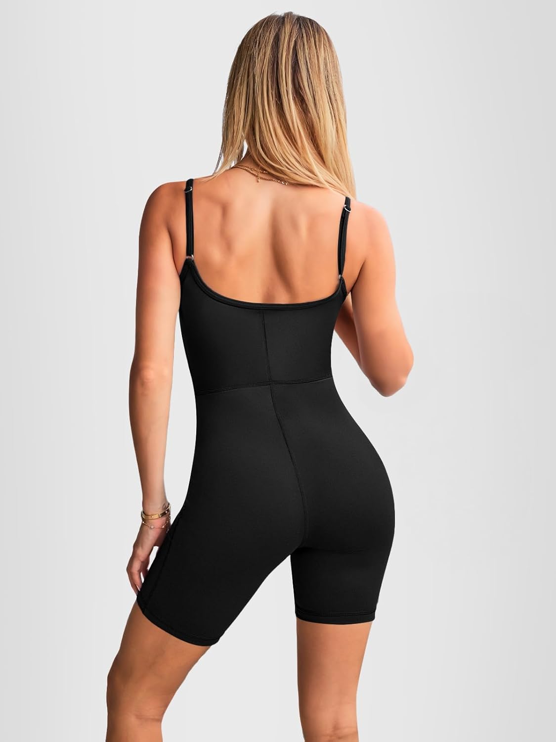 AUTOMET Jumpsuits for Women One Piece Rompers Sexy Shorts Bodysuits Workout Sets Fashion Clothes Summer Gym Outfits - Image 2