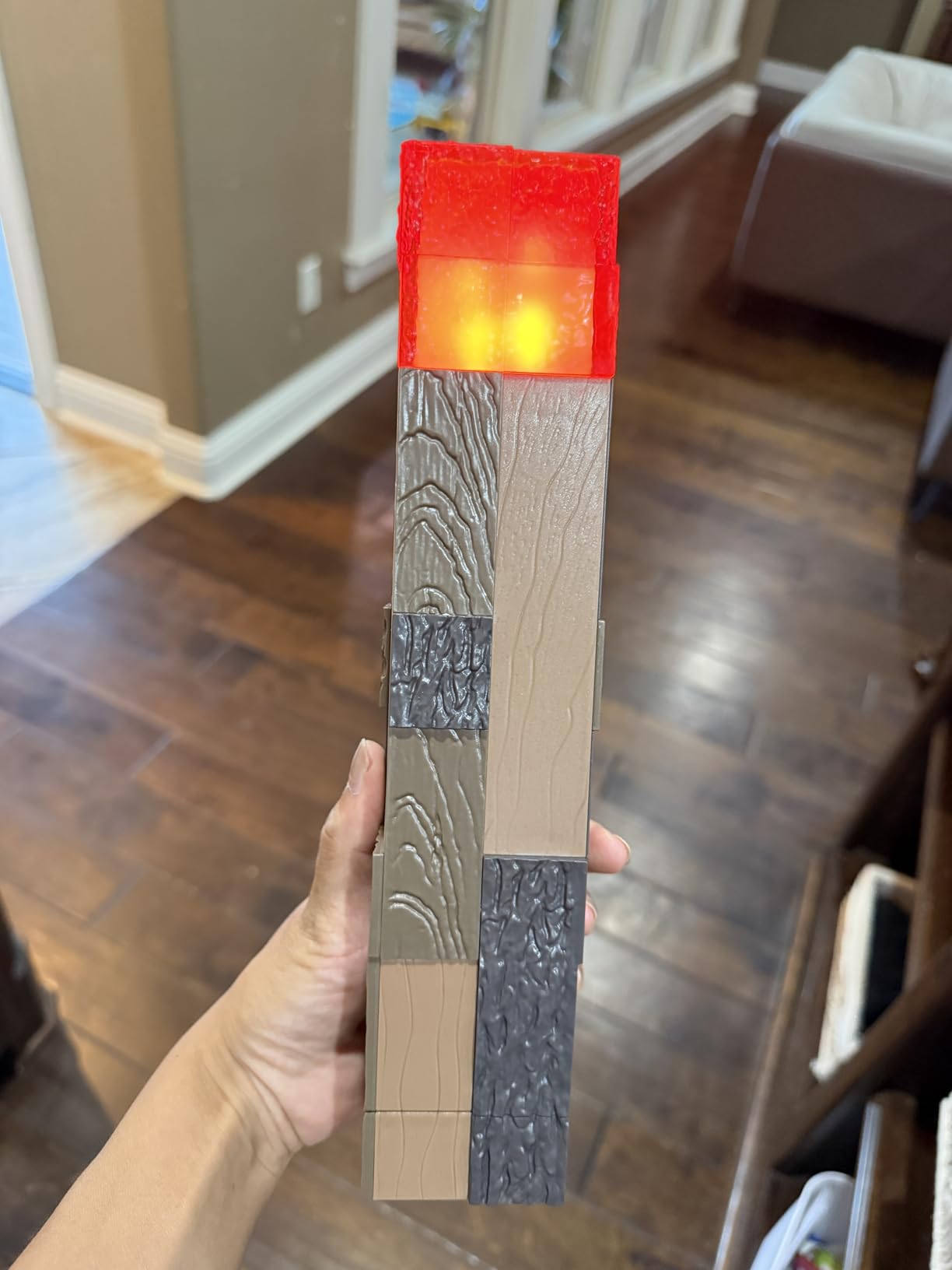 MC Brown Stone Torch Plug-in Nightlight photo review
