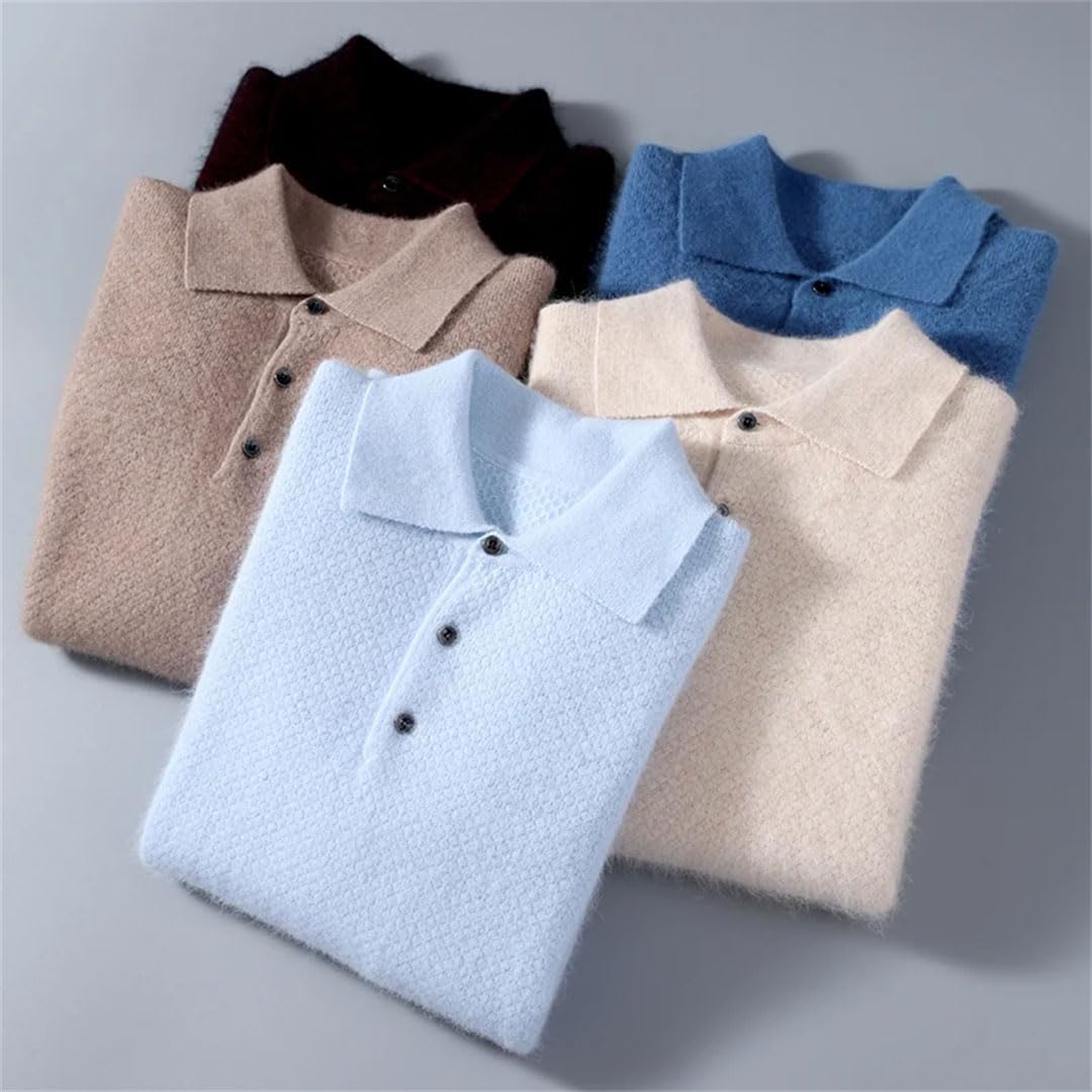 Vogrtcc Jersey De Punto De Cachemira para Hombre