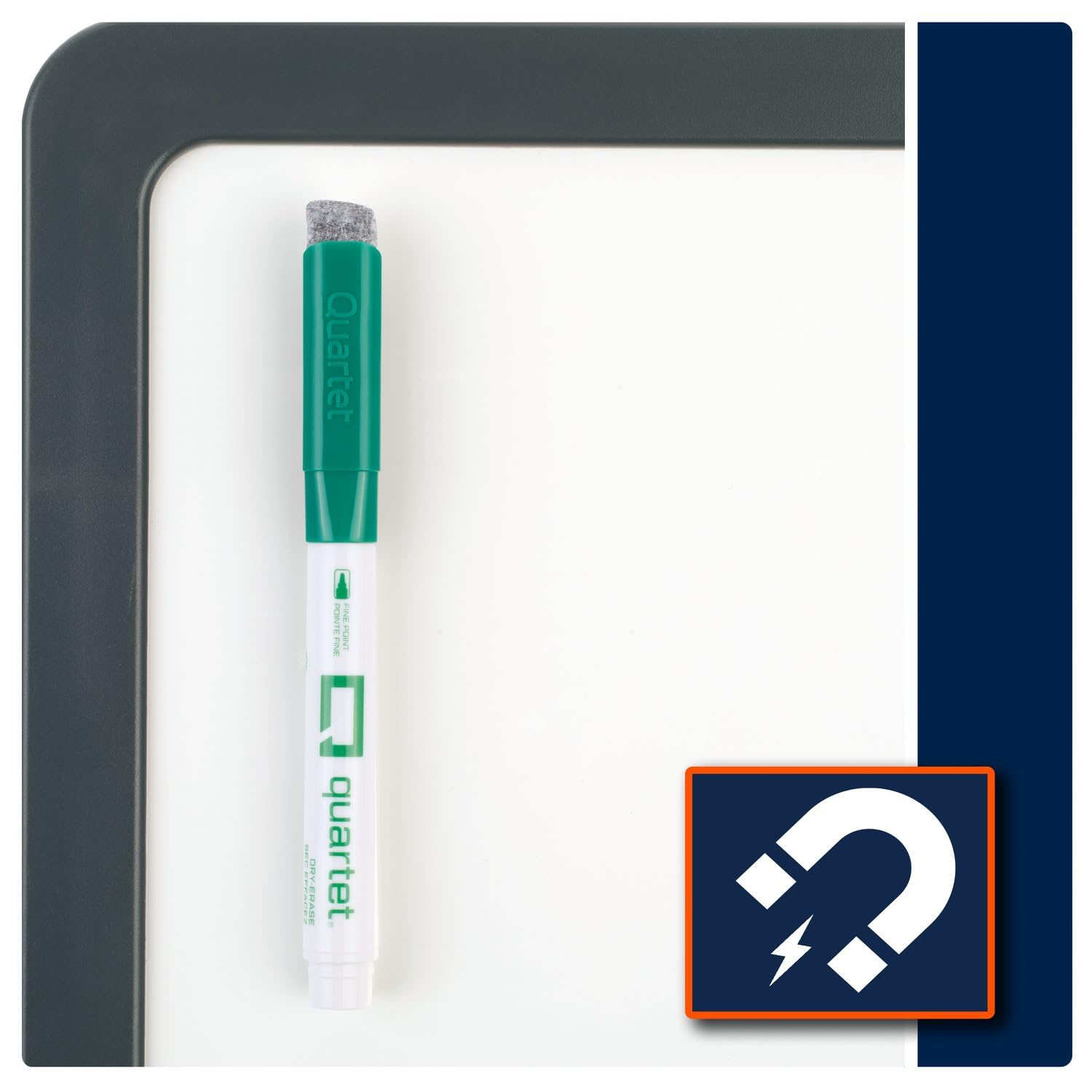 Quartet Whiteboard-Marker, trocken abwischbar, geruchsarm, feine Spitze, Schwarz, Rot, Blau, Grün, 36 Stück (Q120Z03-R)