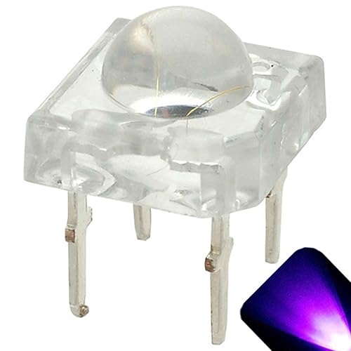 Piranha UV/Purple LED de 0.197 in - Superflujo ultra brillante (paquete de 50)